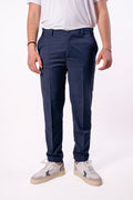 Pantalaccio con elastico laterale in fresco lana