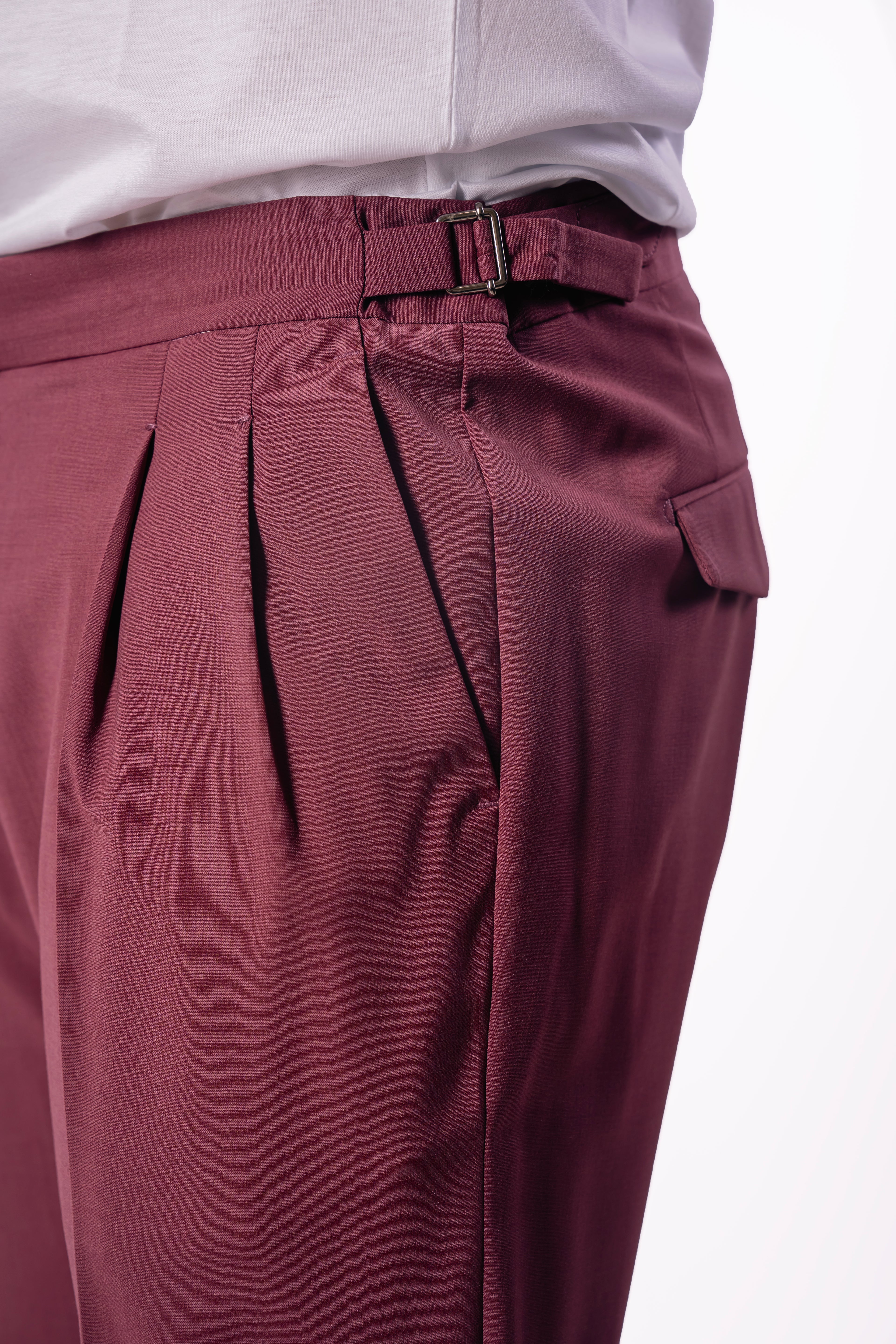 Pantalone con fibia laterale