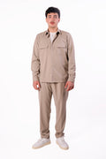 Camicia free jacket Kerinci in fresco lana