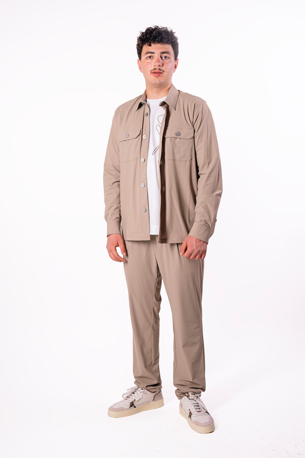 Free jacket in tessuto tecnico