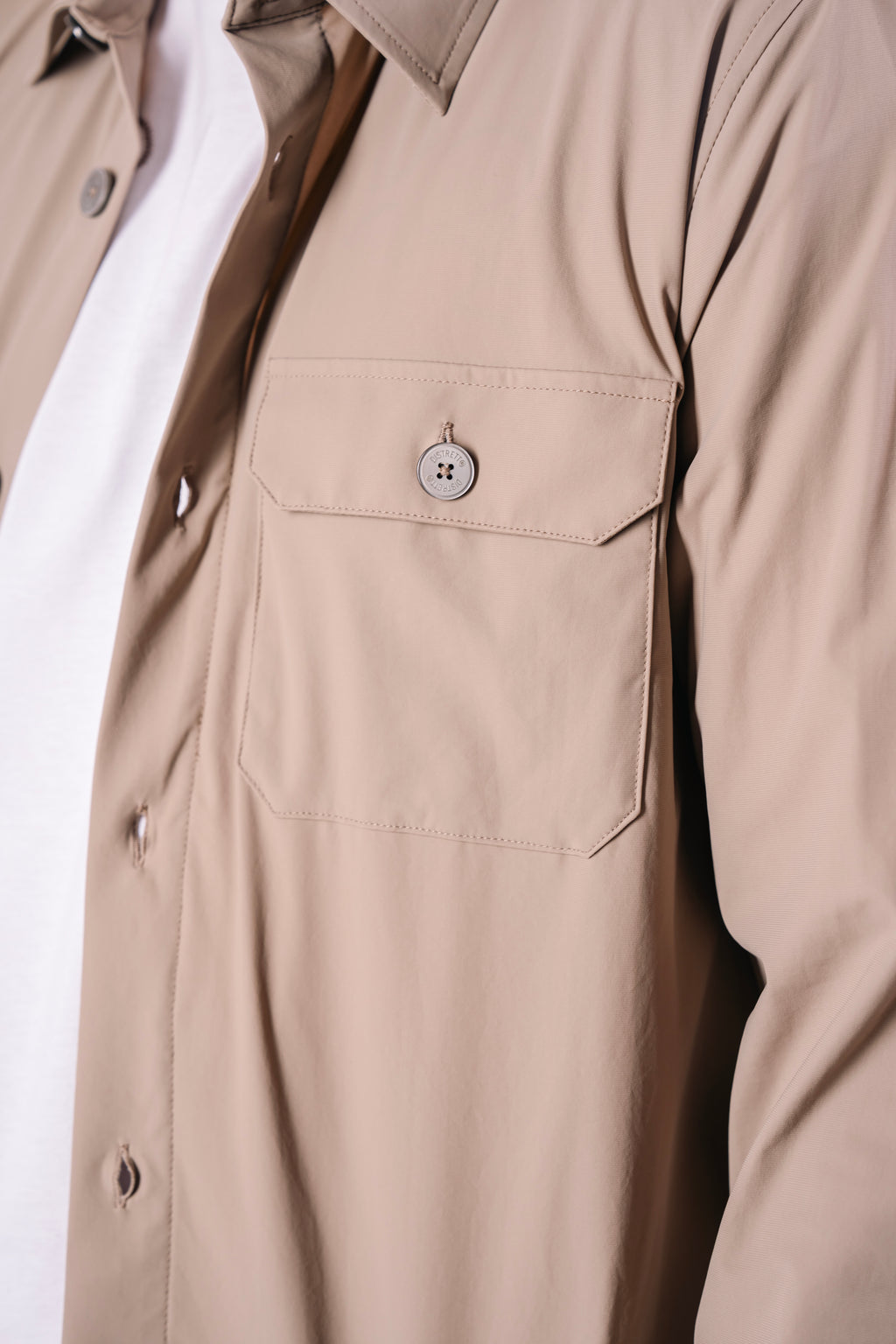 Free jacket in tessuto tecnico
