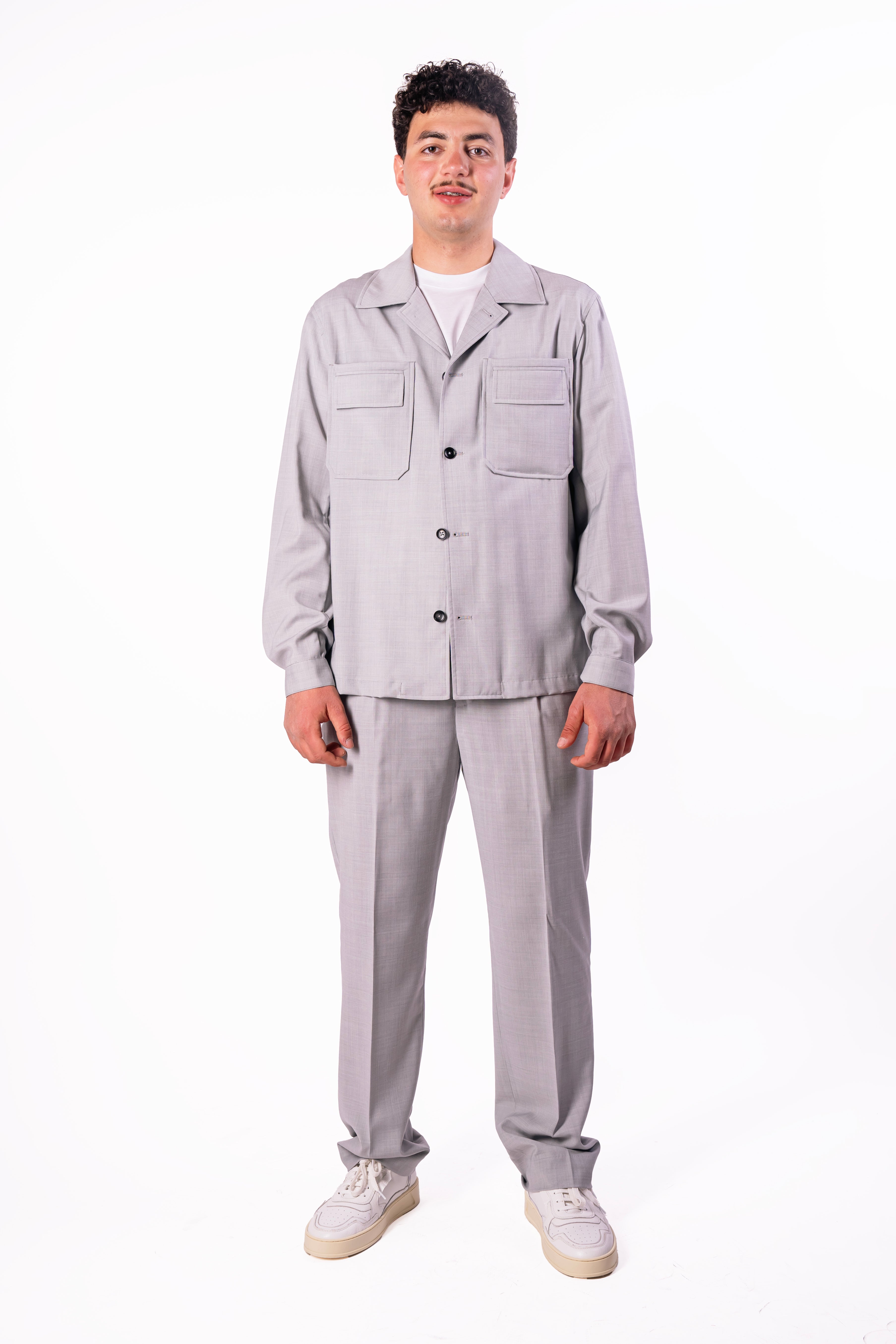 Free Jacket con tasconi over-fit
