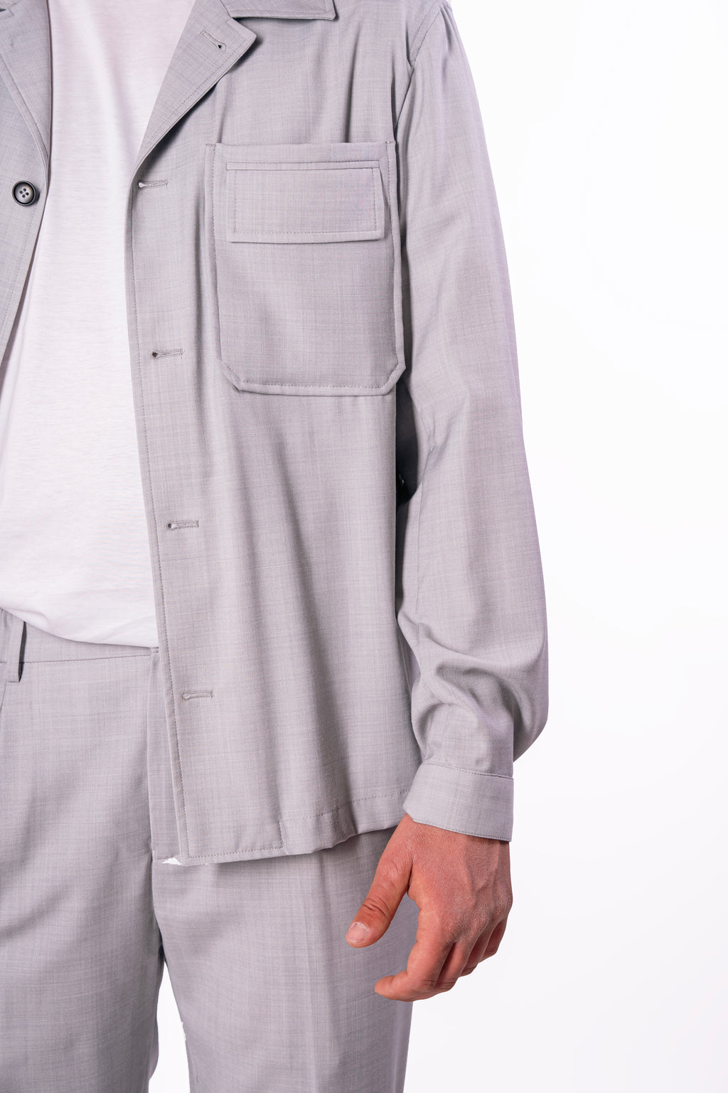 Free Jacket con tasconi over-fit