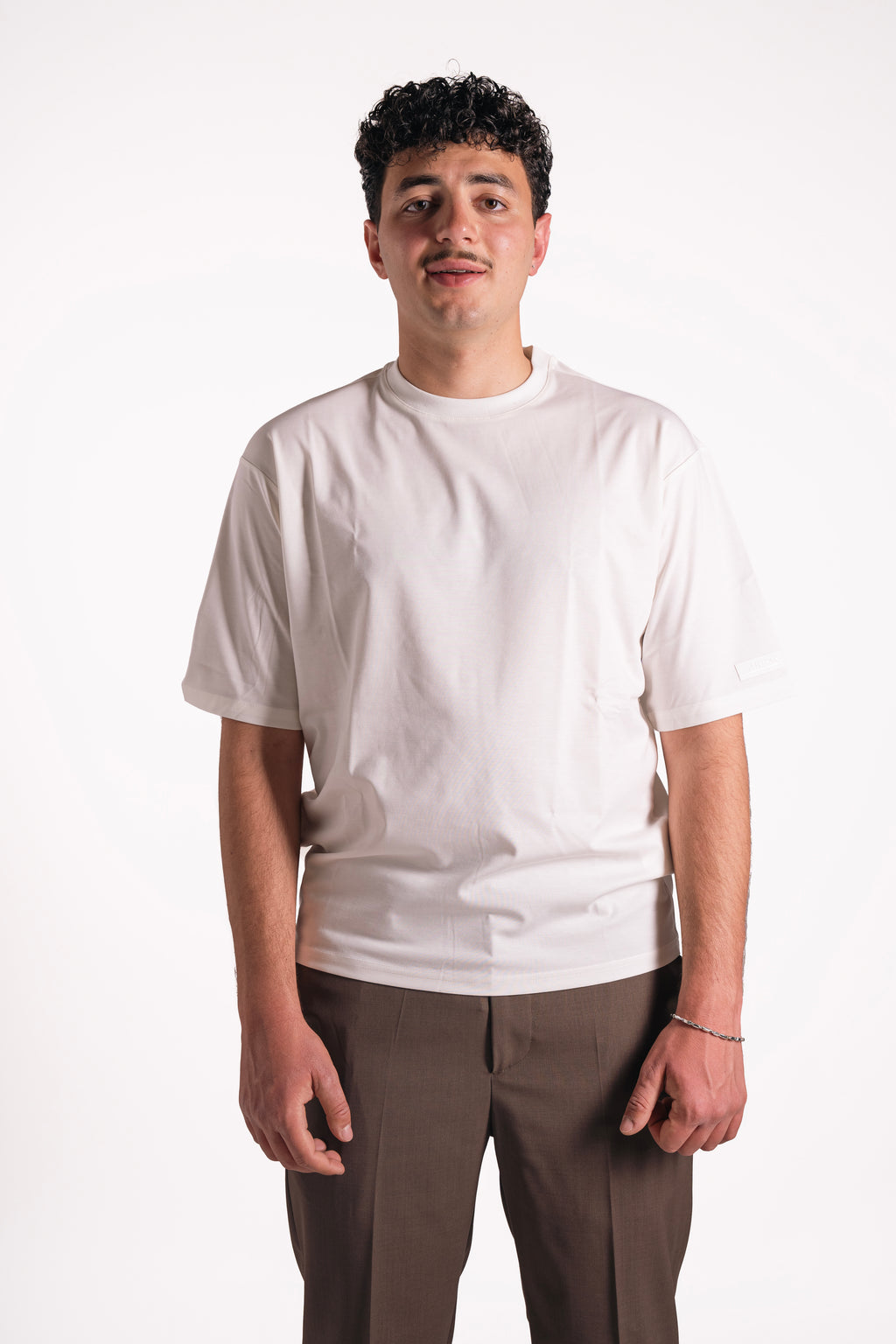 T-shirt misto seta