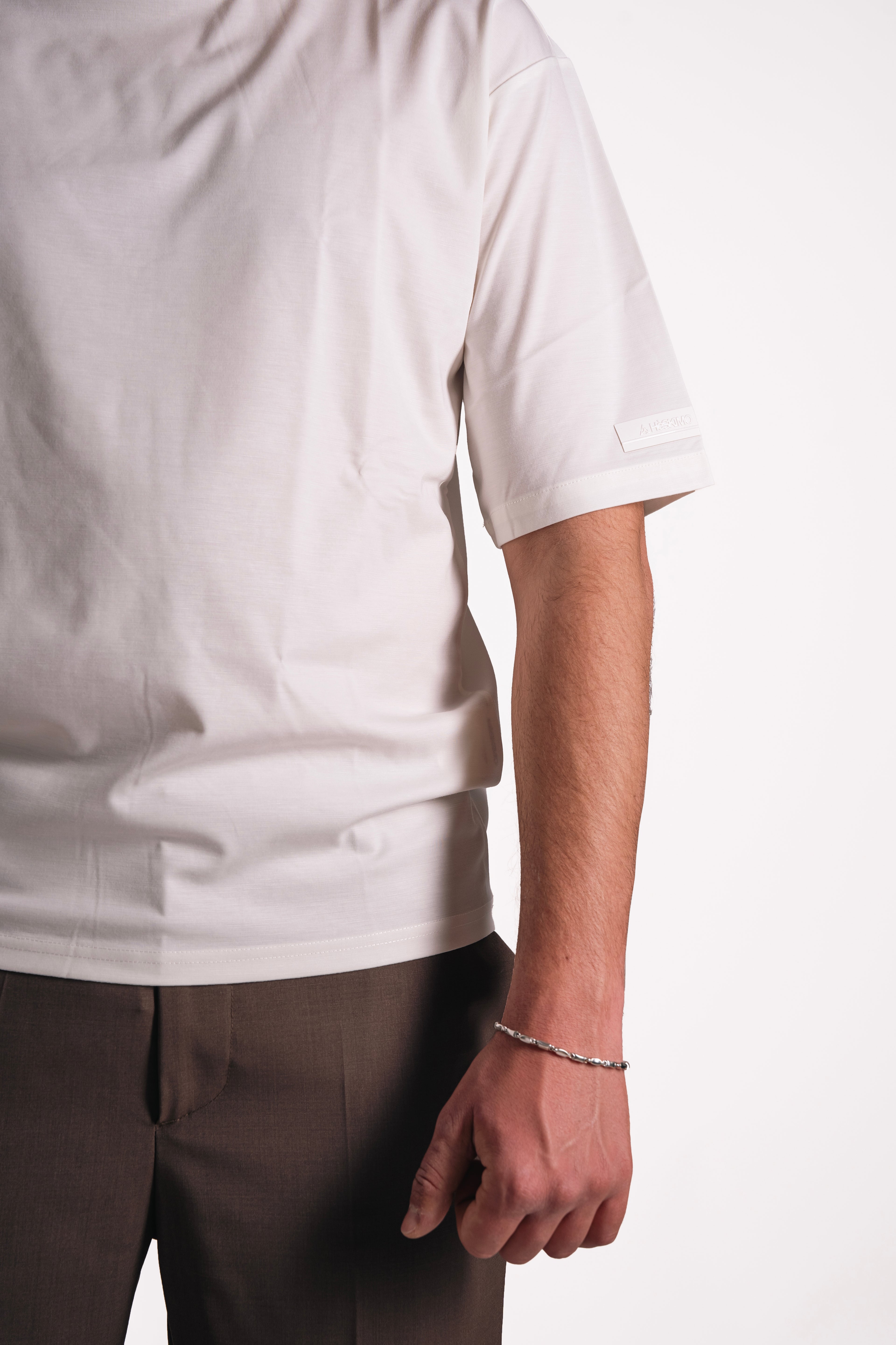 T-shirt misto seta