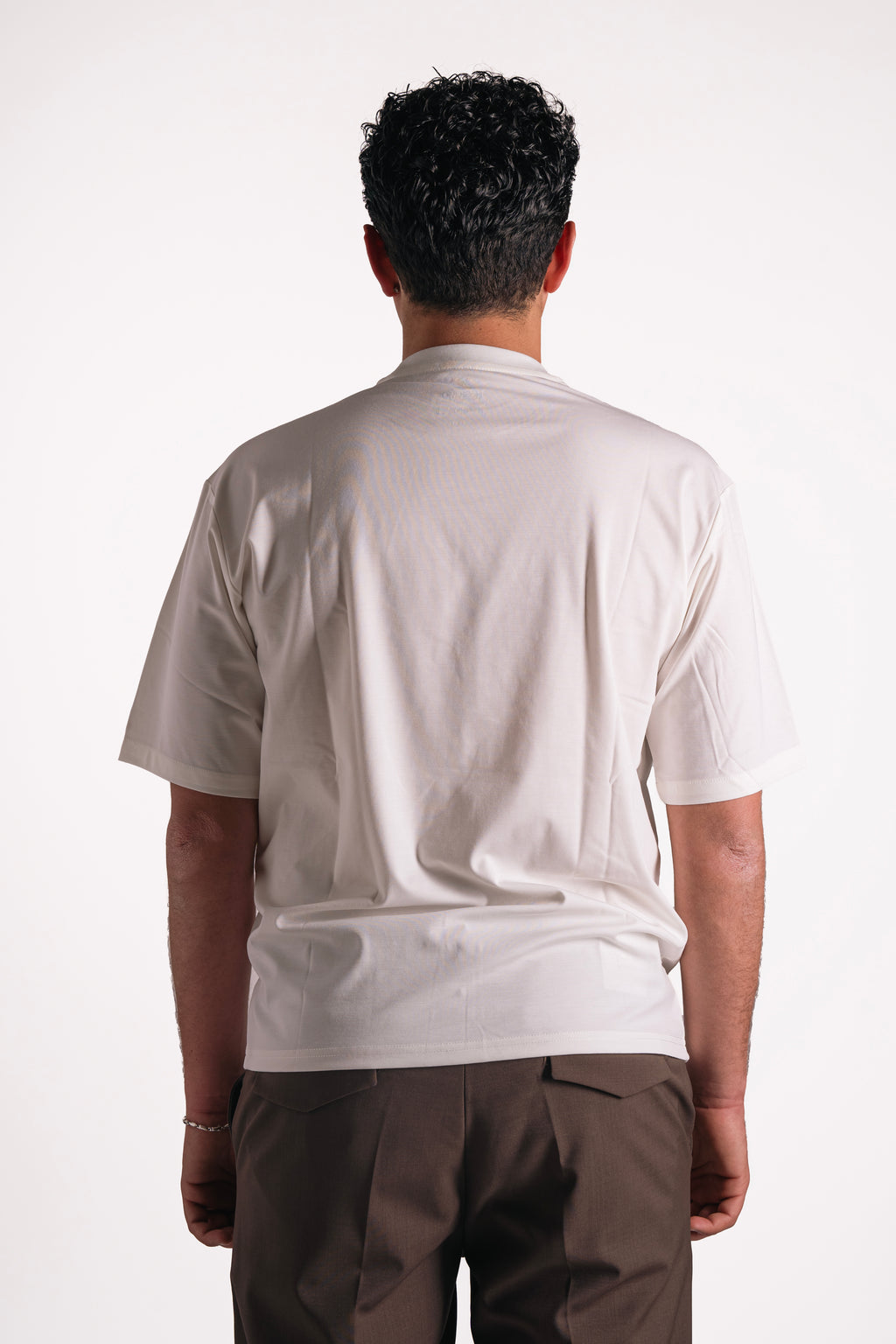 T-shirt misto seta