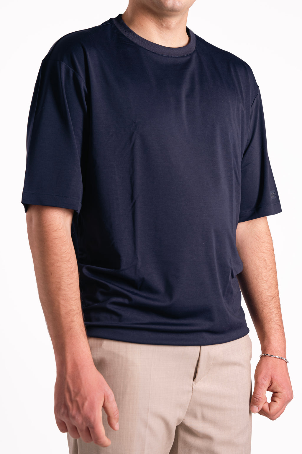 T-shirt misto seta