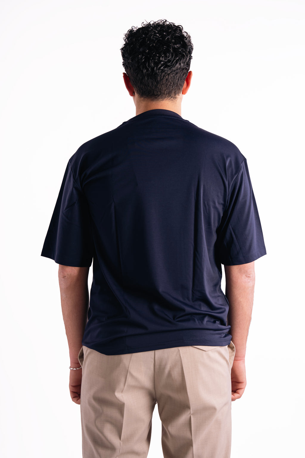 T-shirt misto seta