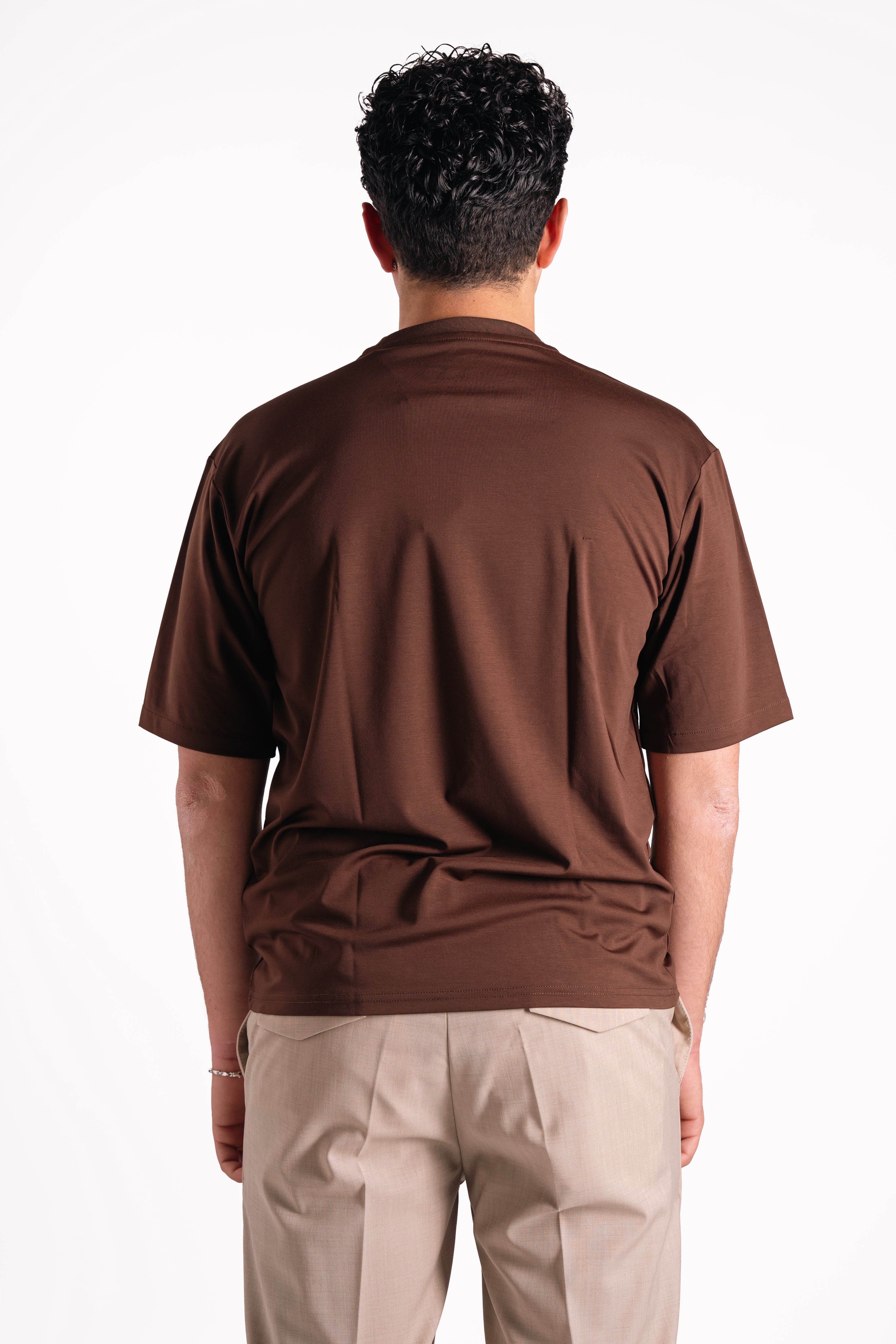 T-shirt misto seta
