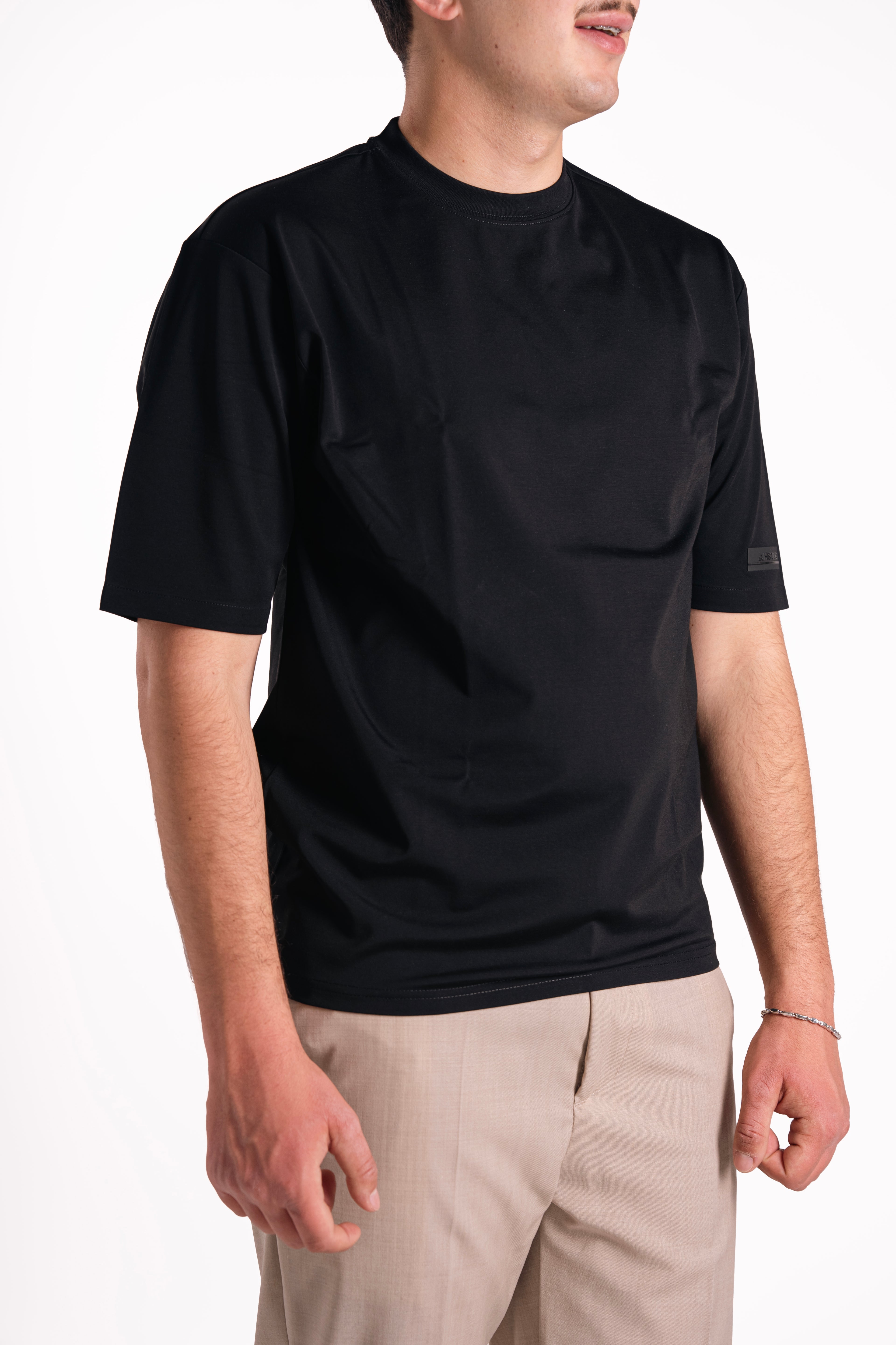 T-shirt misto seta