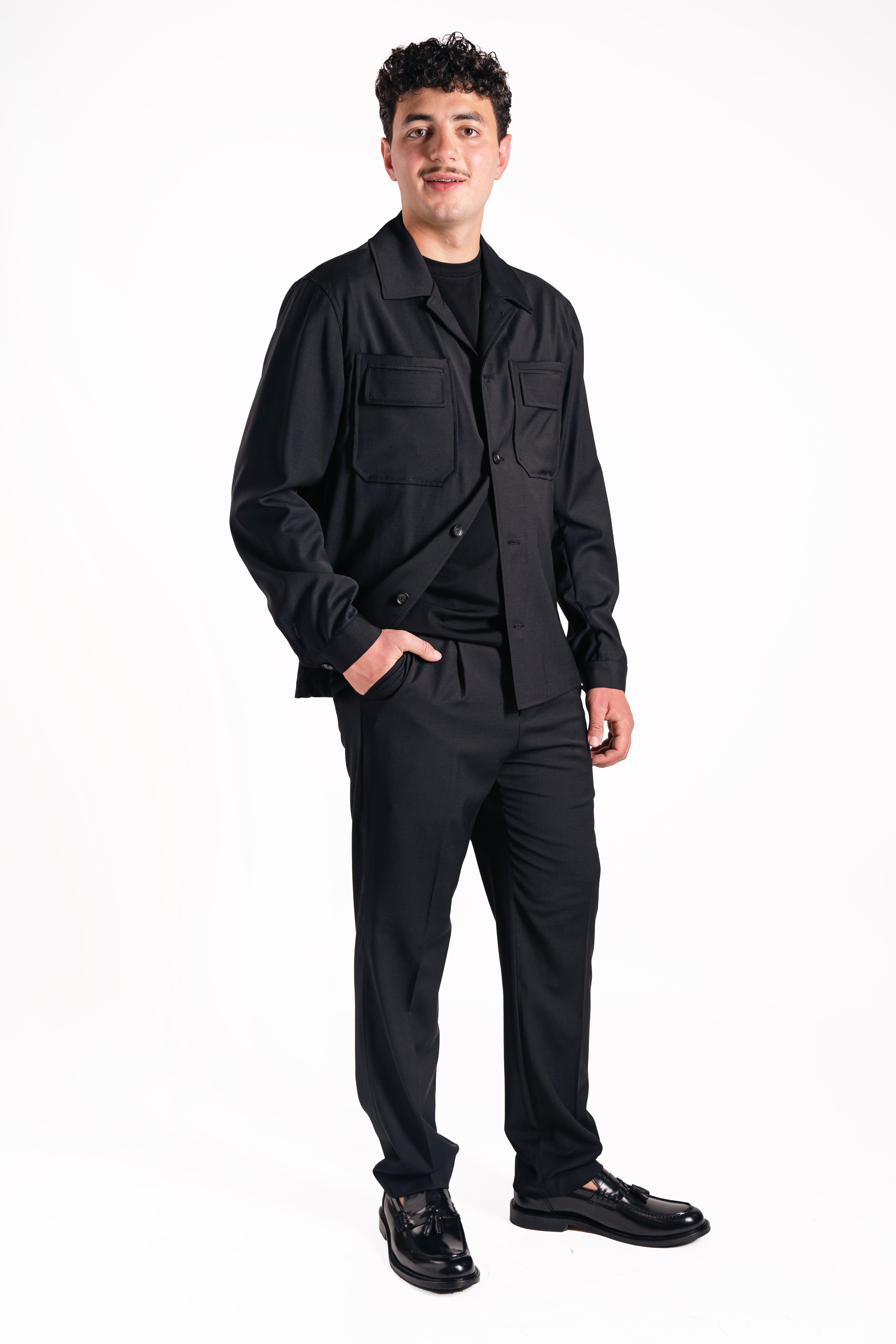 Free Jacket con tasconi over-fit
