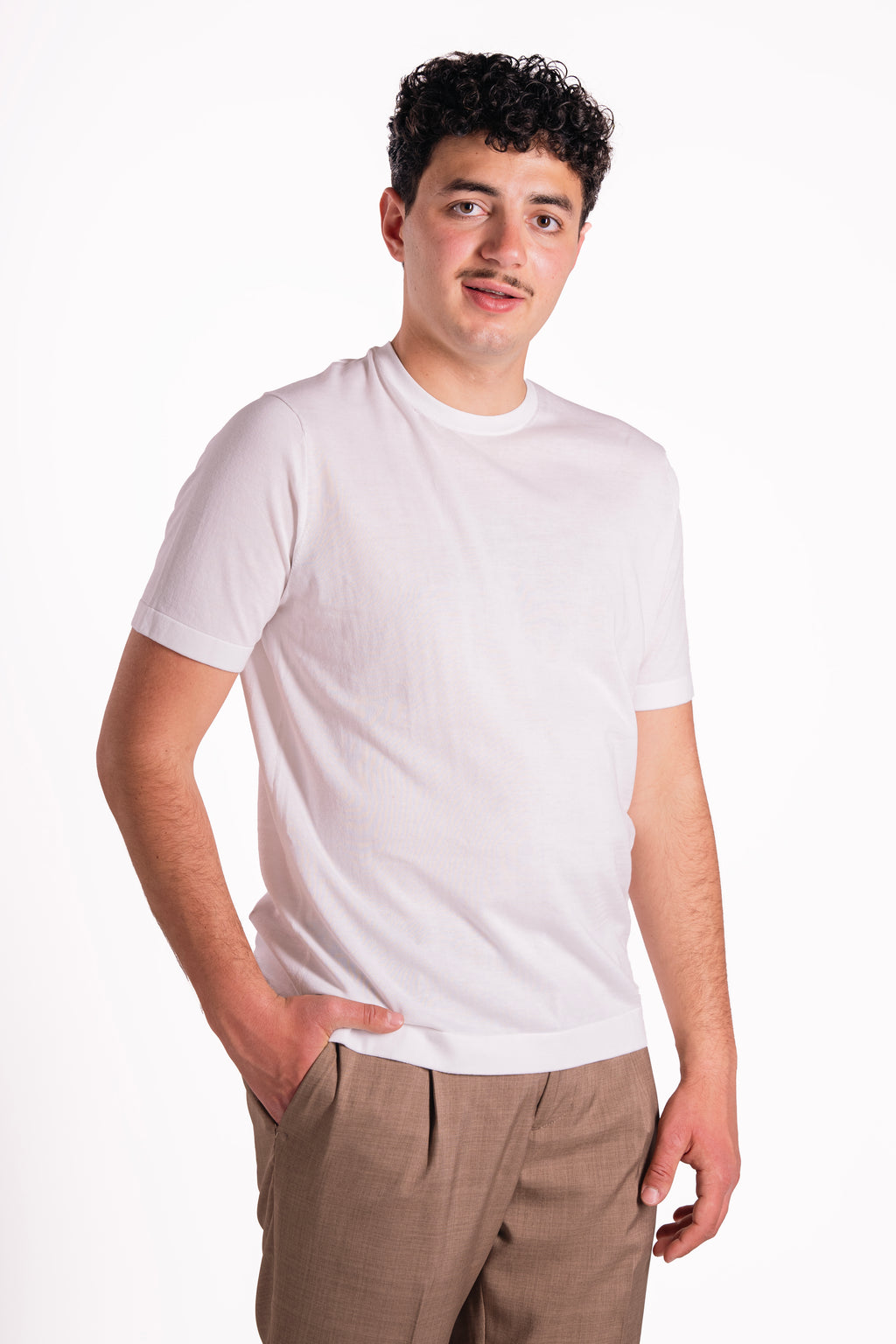 Maglia girocollo Ultrafine cotton
