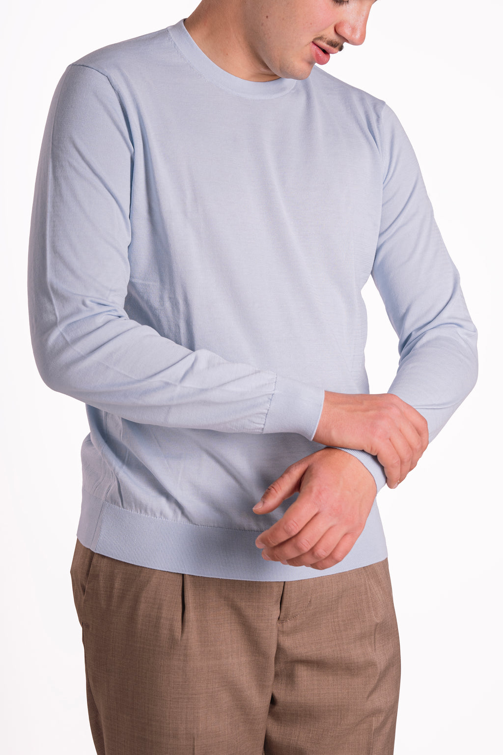 Maglia girocollo Ultrafine cotton