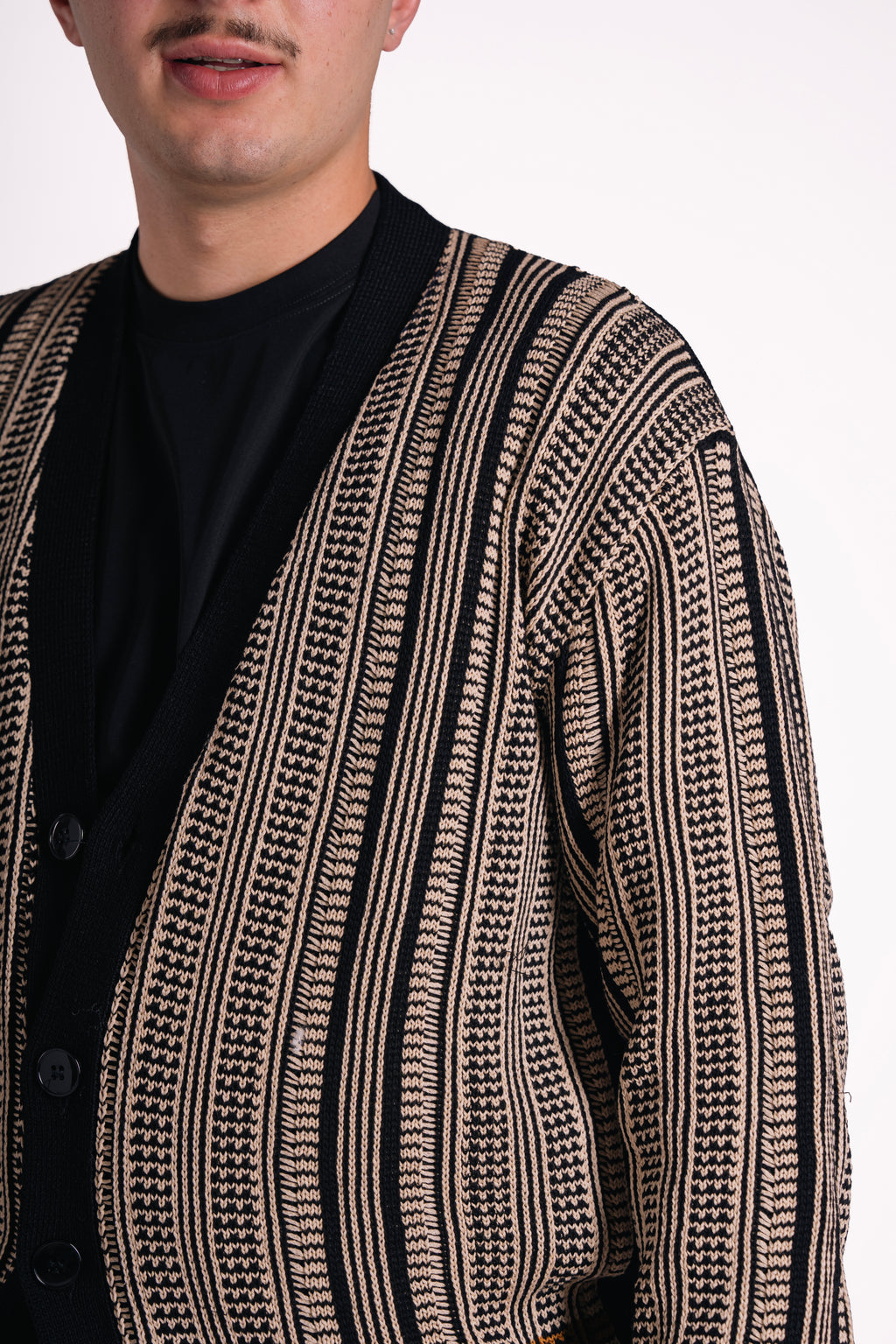 Cardigan in crepe di cotone