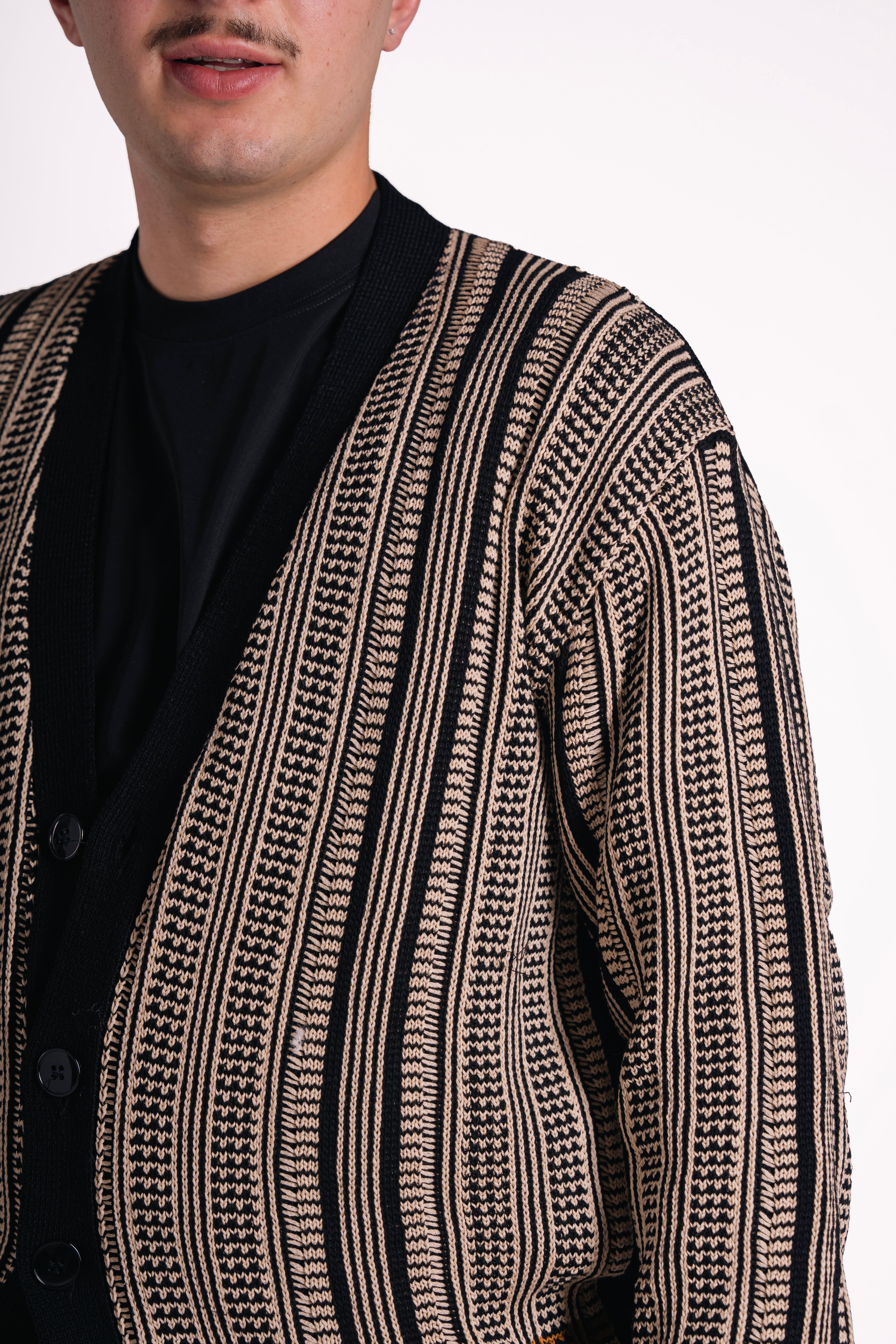 Cardigan in crepe di cotone