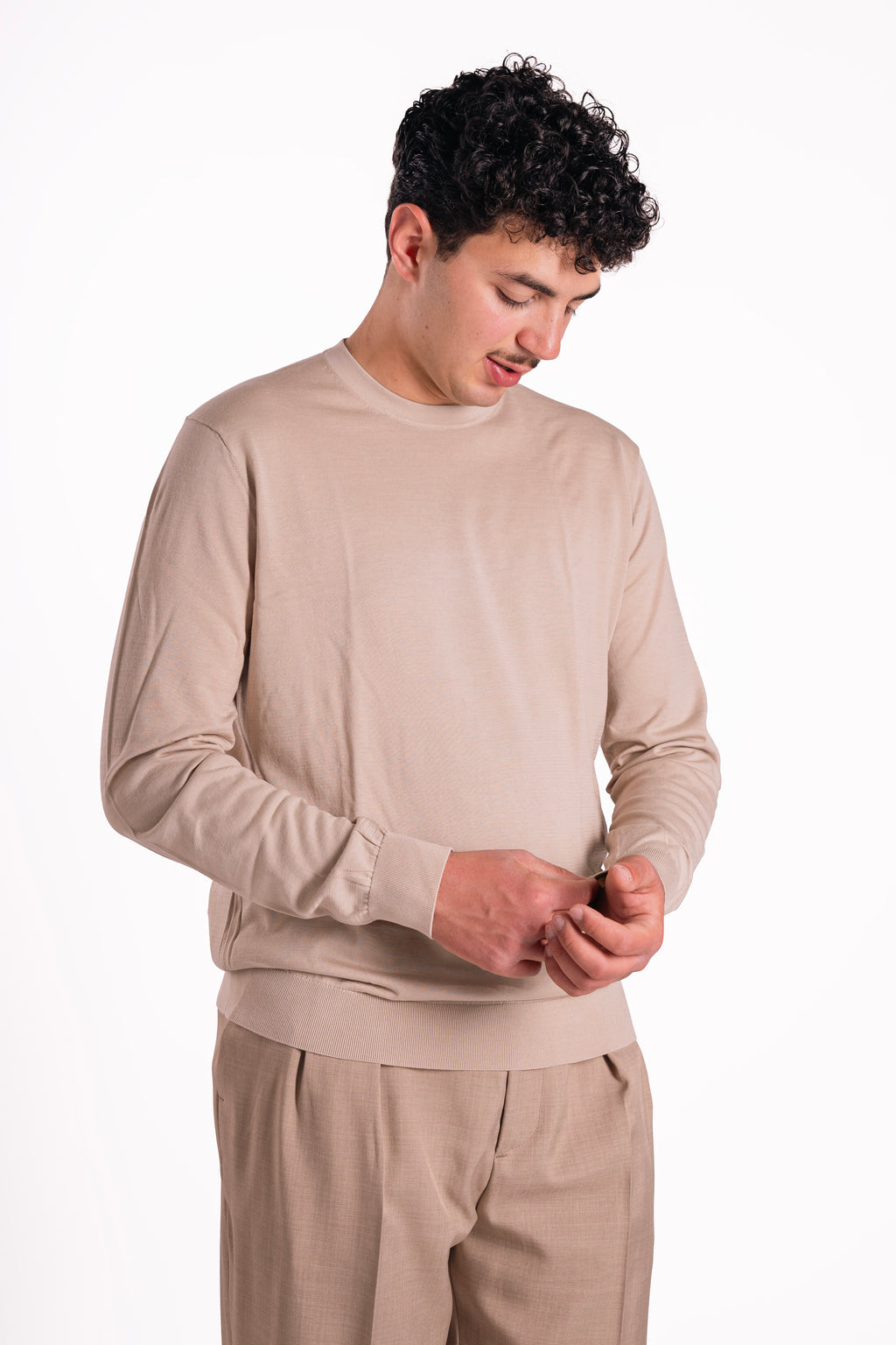 Maglia girocollo Ultrafine cotton