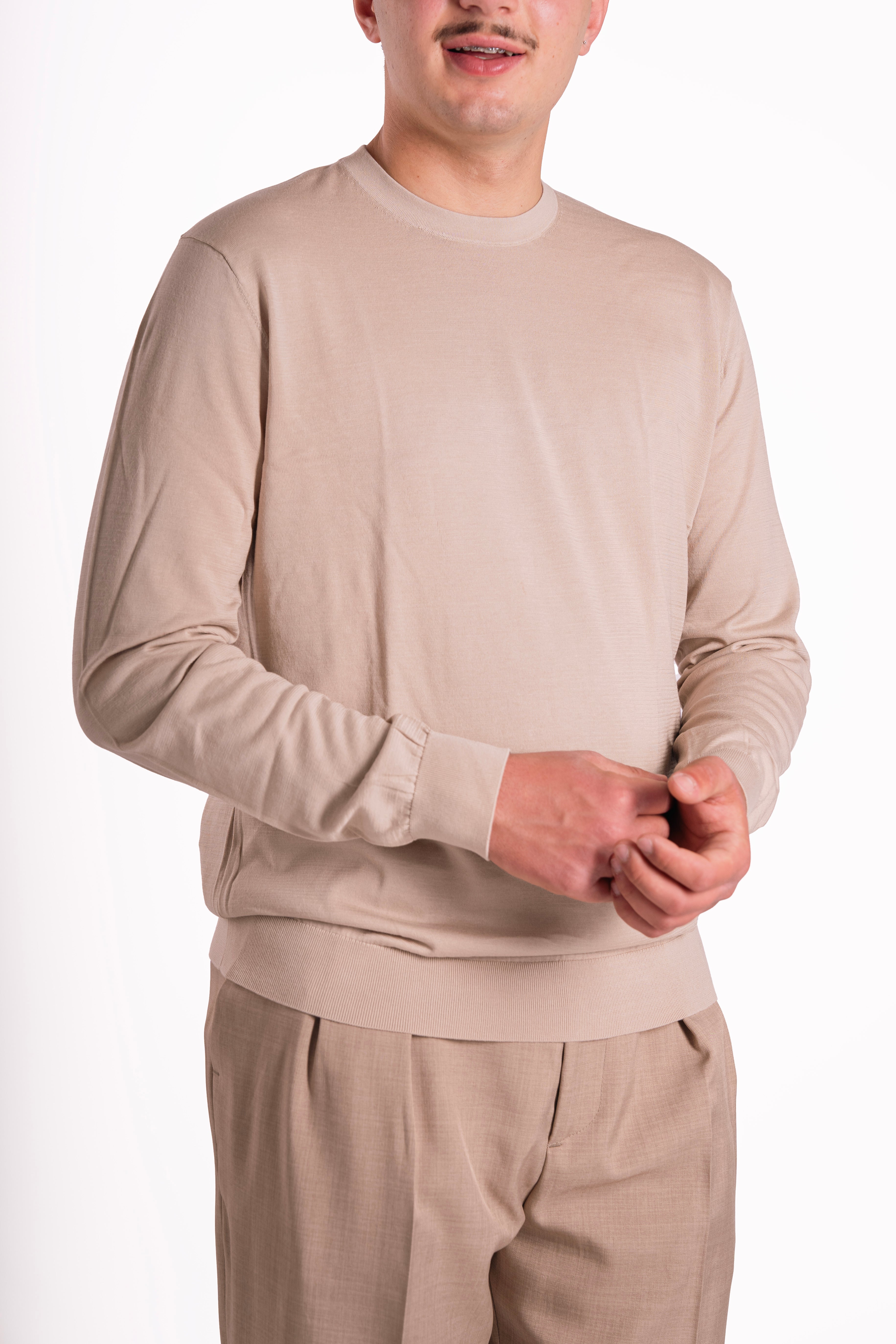 Maglia girocollo Ultrafine cotton