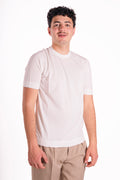 Maglia girocollo lyocell e seta