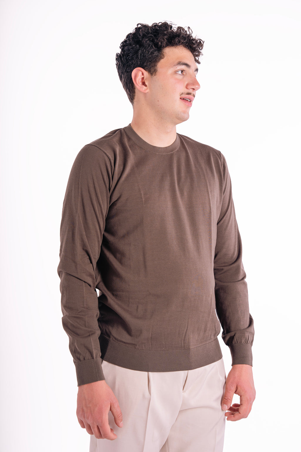Maglia girocollo Ultrafine cotton