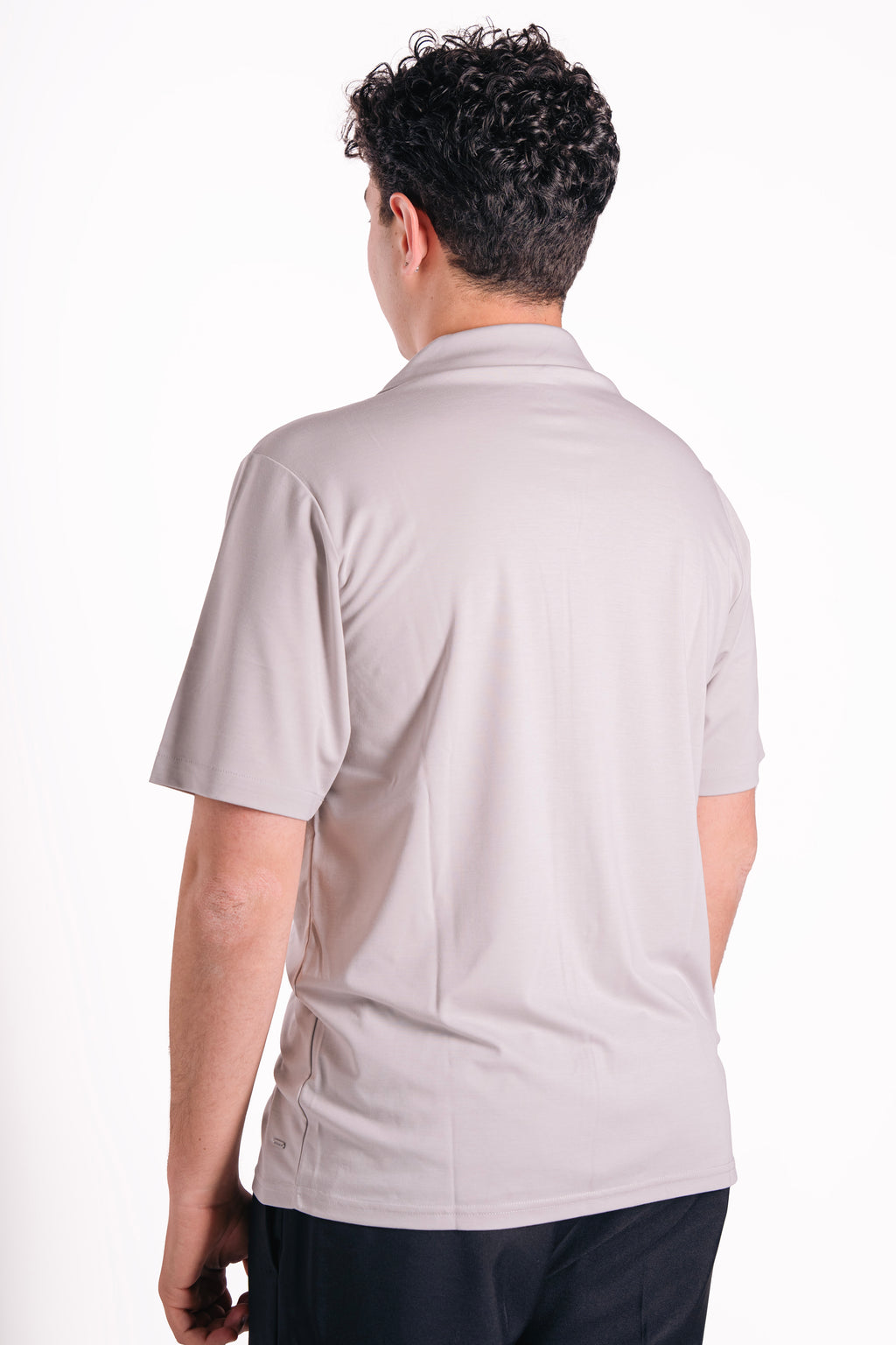 Camicia mezza manica in tessuto tecnico