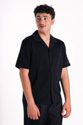 Camicia mezza manica in tessuto tecnico