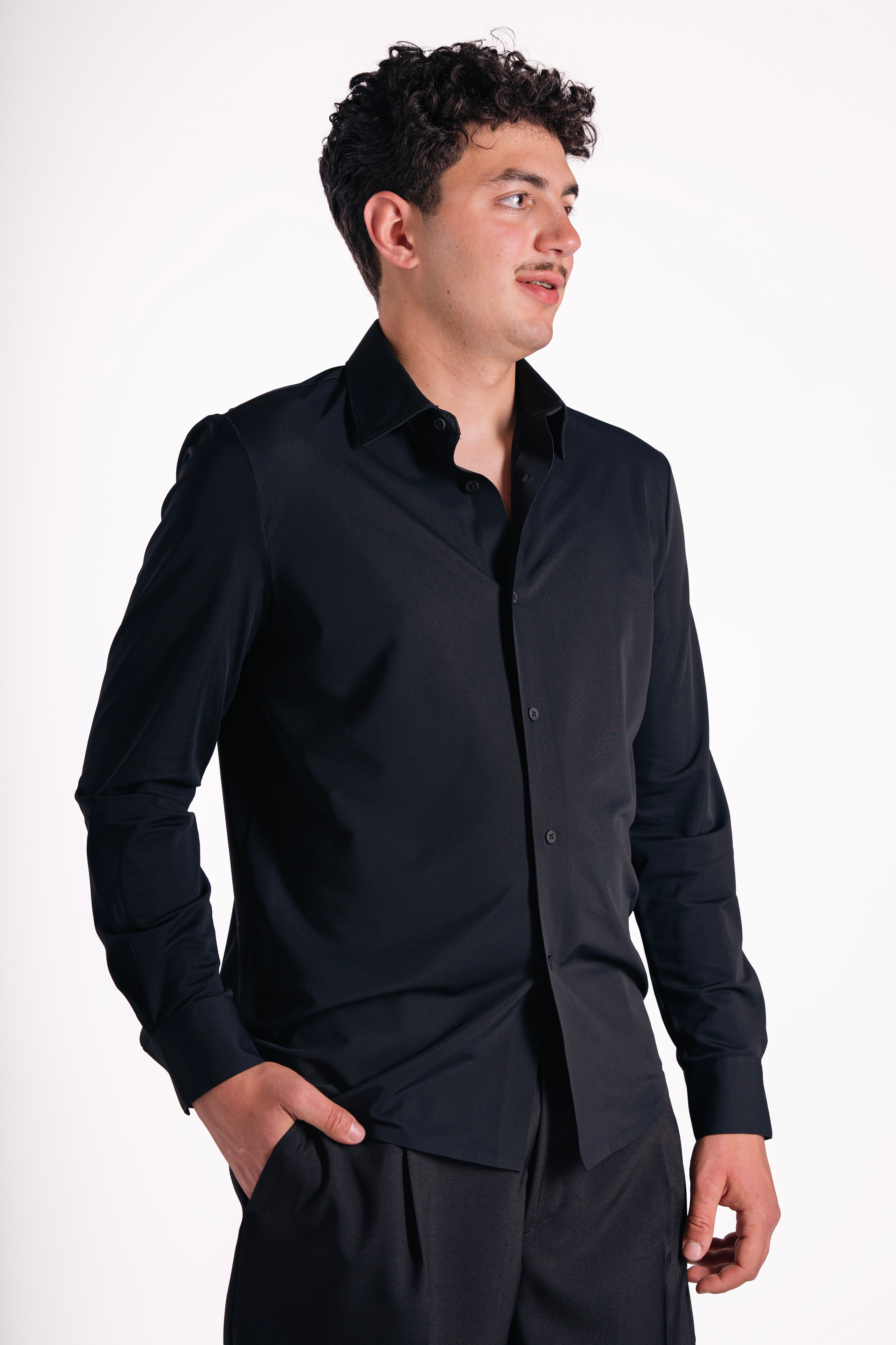 Camicia Oxford tessuto tecnico
