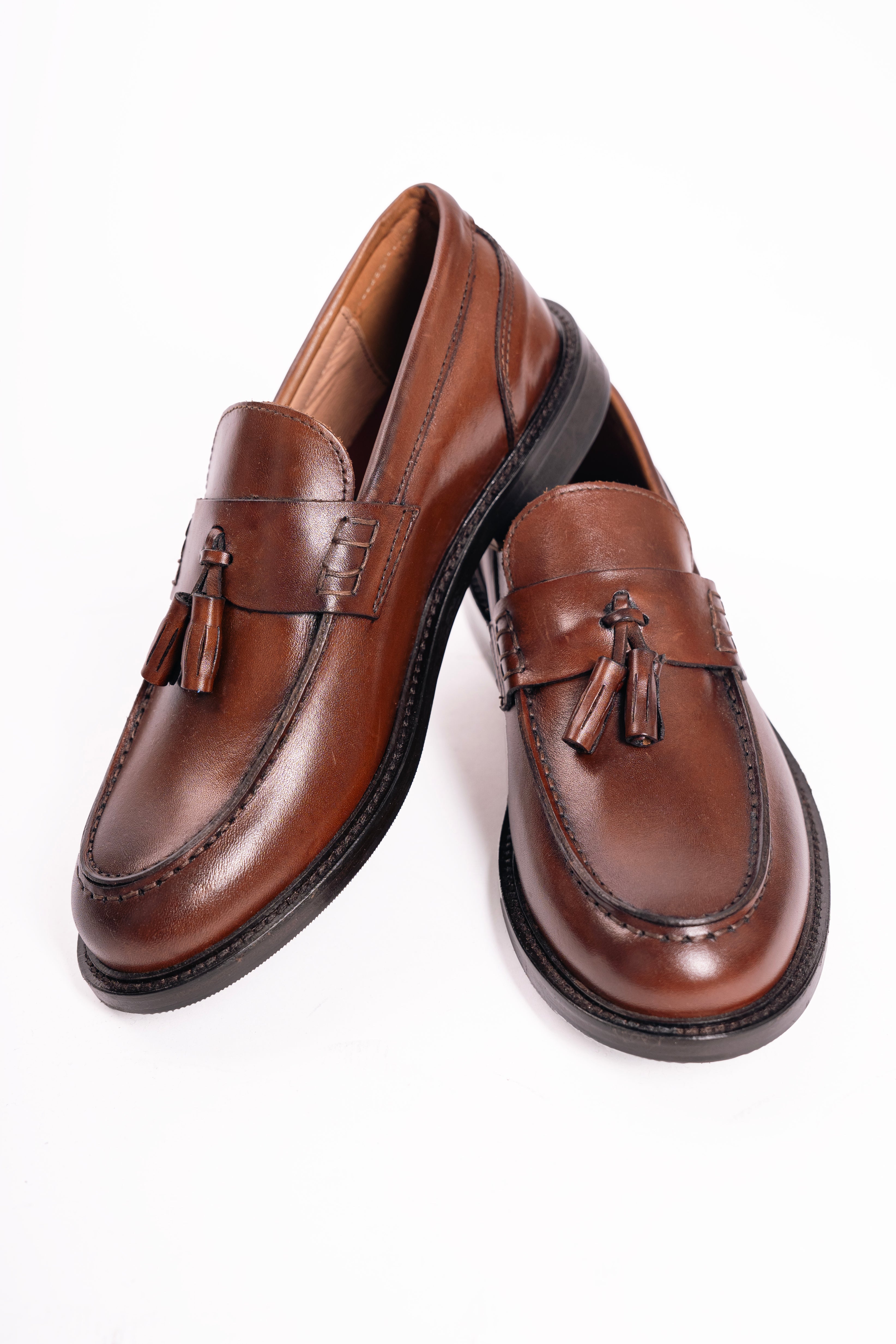 Tassel loafers pelle di vitello