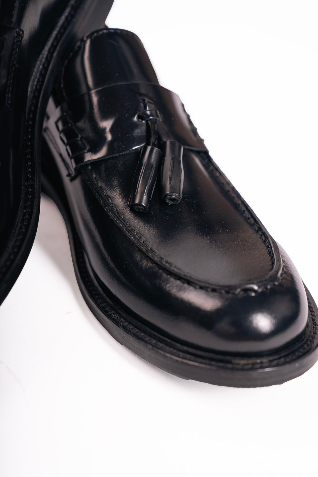 Tassel loafers abrasivato