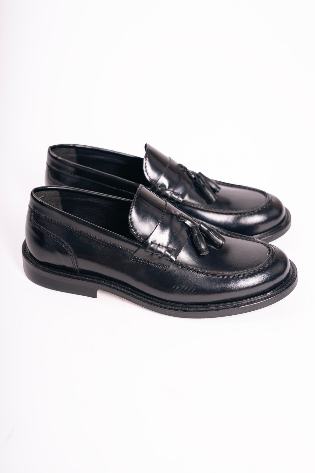 Tassel loafers abrasivato