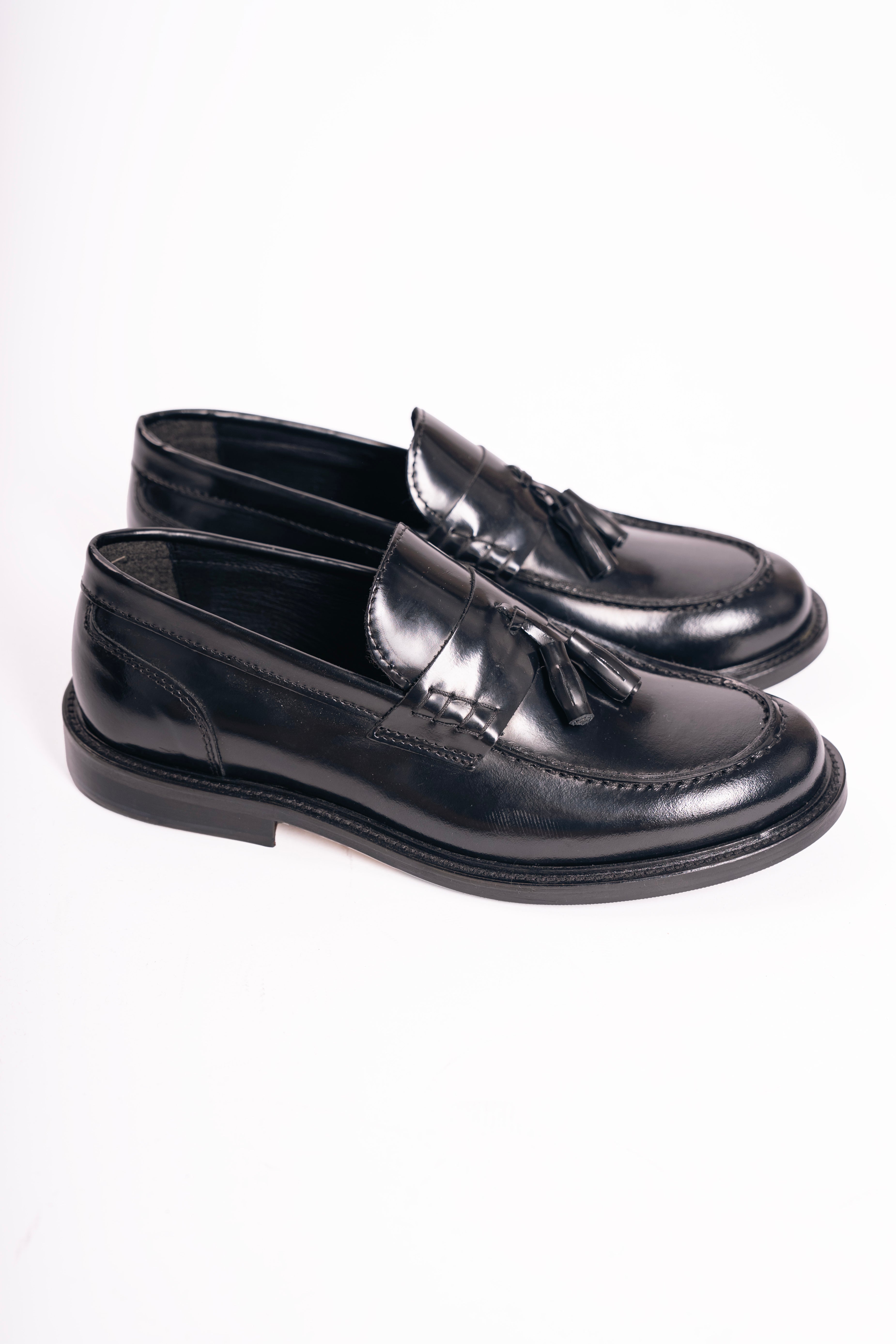 Tassel loafers abrasivato