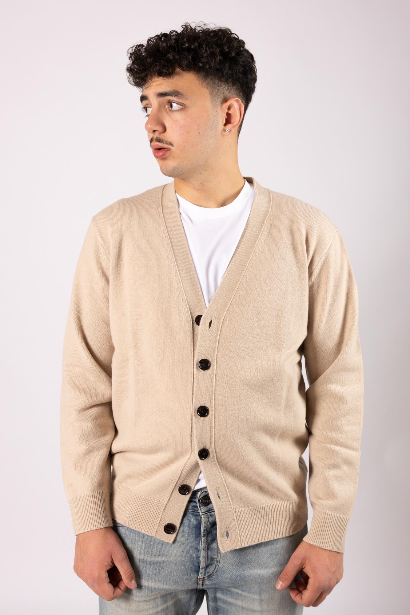 Cardigan Claq pura lana