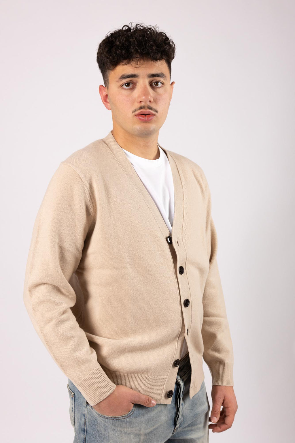 Cardigan Claq pura lana