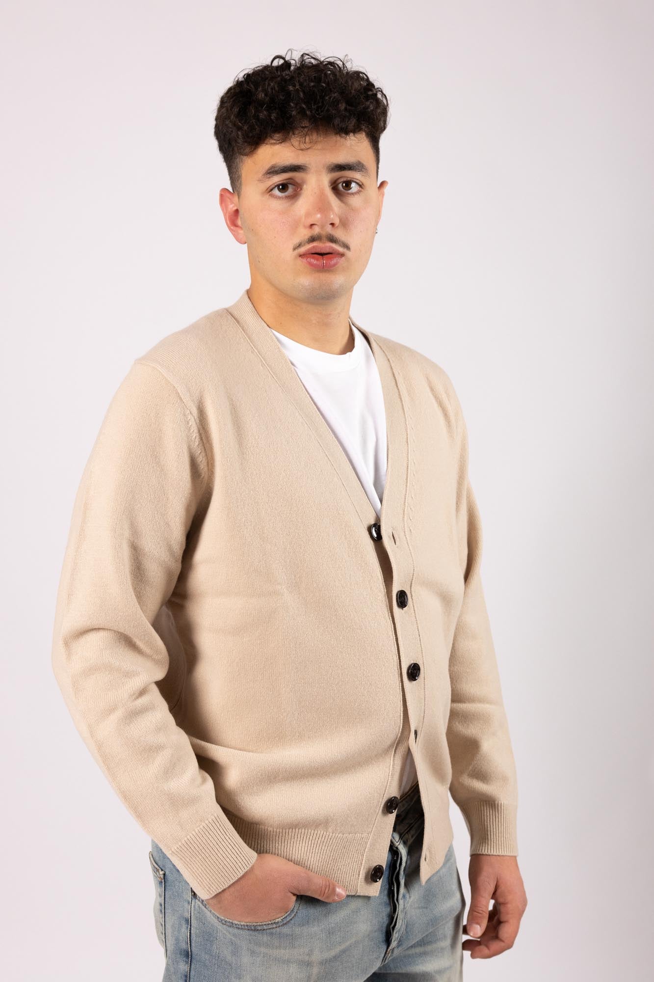 Cardigan Claq pura lana