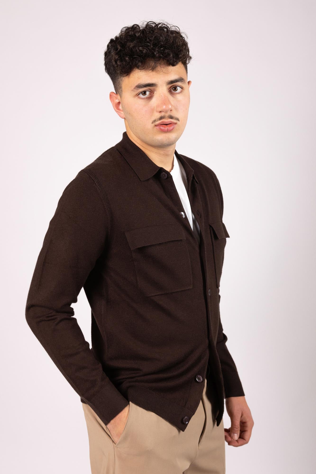 Cardigan Diktat doppio tascone