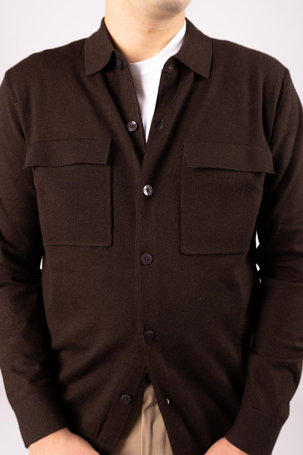 Cardigan Diktat doppio tascone