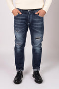 Jeans Different fondo blu
