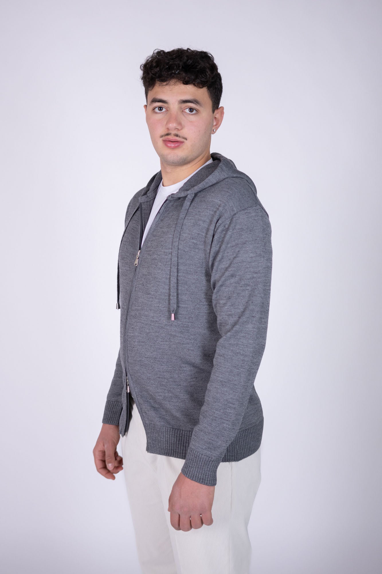 Cardigan Eredi Del Duca con zip