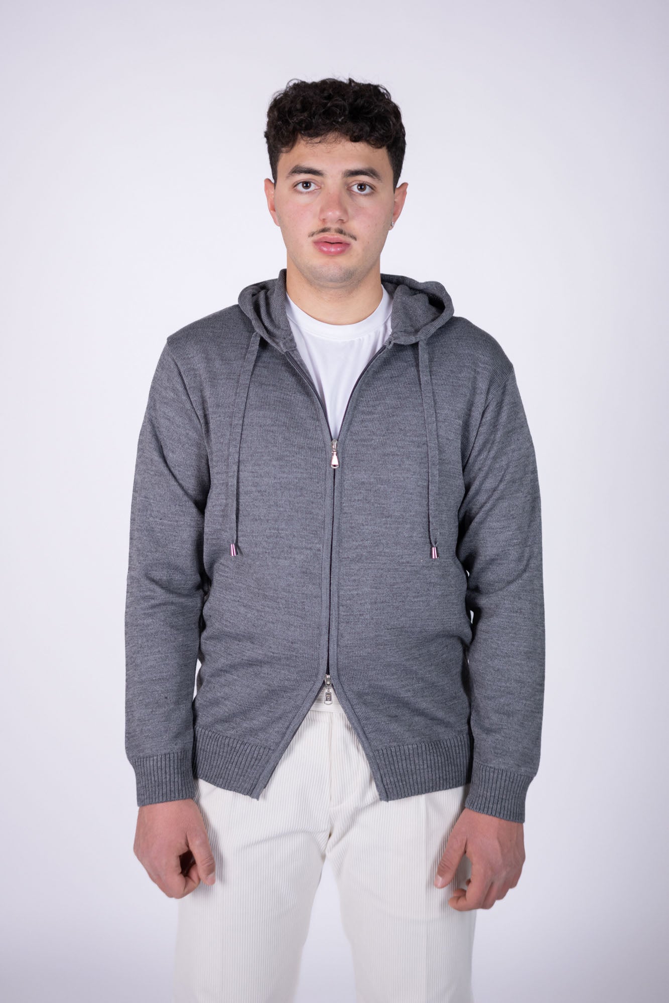 Cardigan Eredi Del Duca con zip