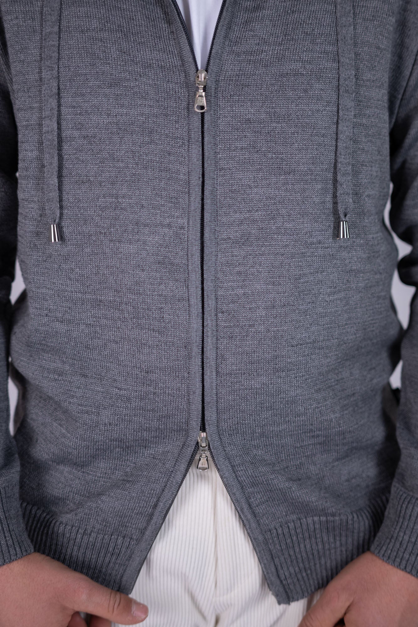 Cardigan Eredi Del Duca con zip