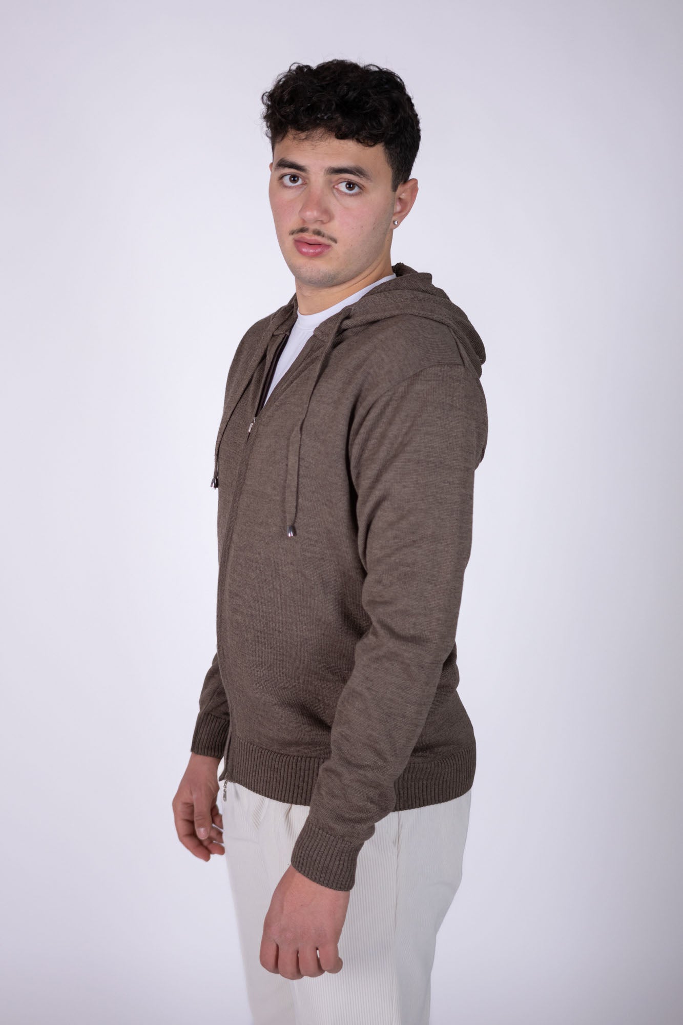 Cardigan Eredi Del Duca con zip