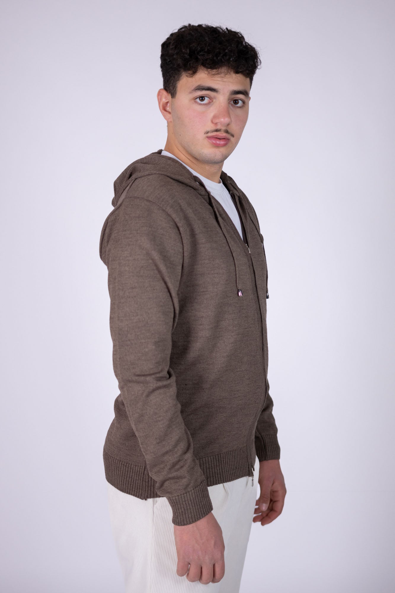 Cardigan Eredi Del Duca con zip