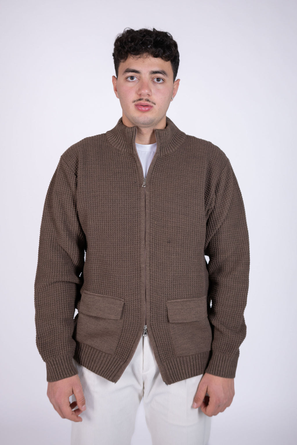Cardigan Eredi Del Duca con zip