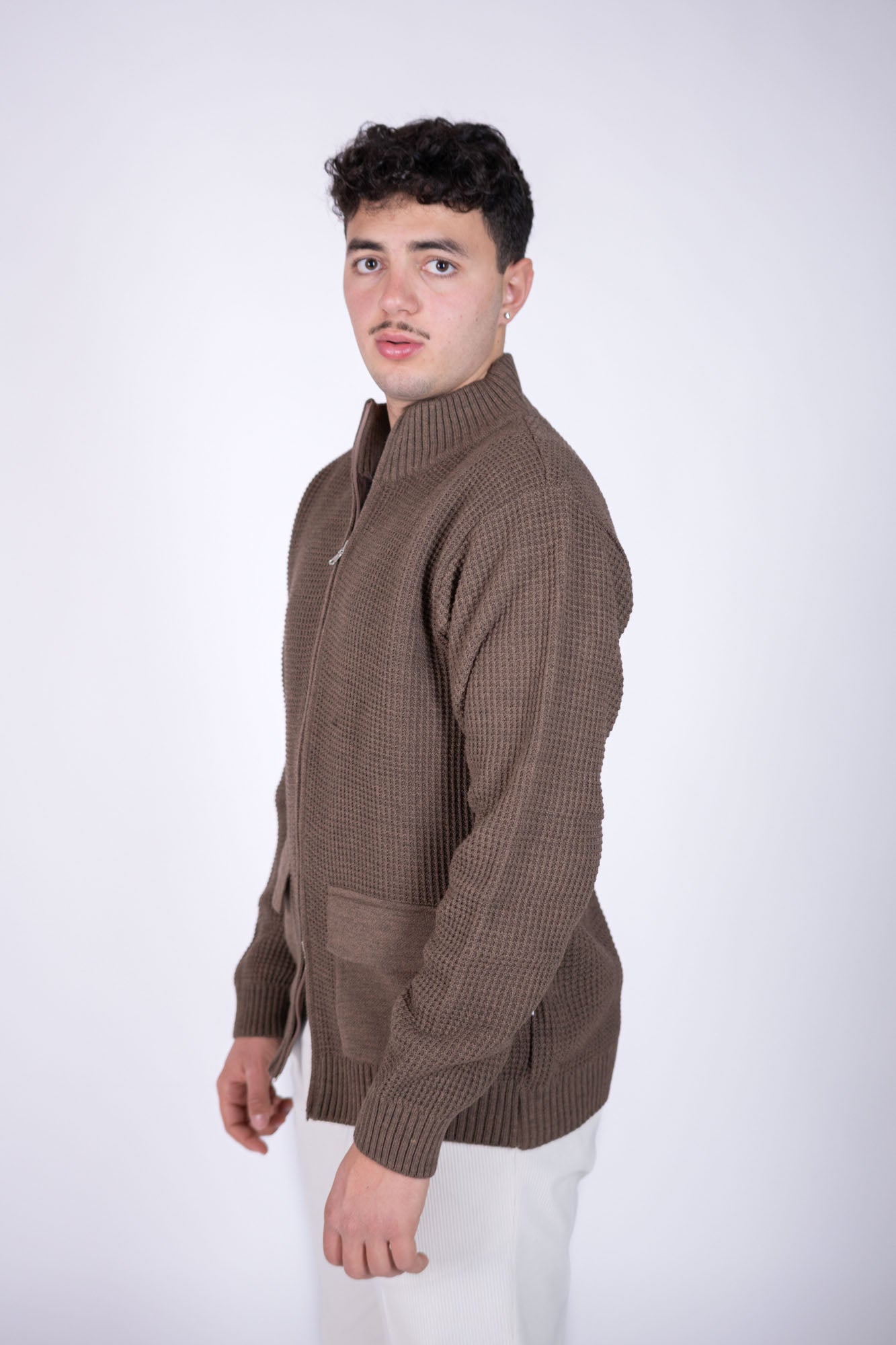 Cardigan Eredi Del Duca con zip