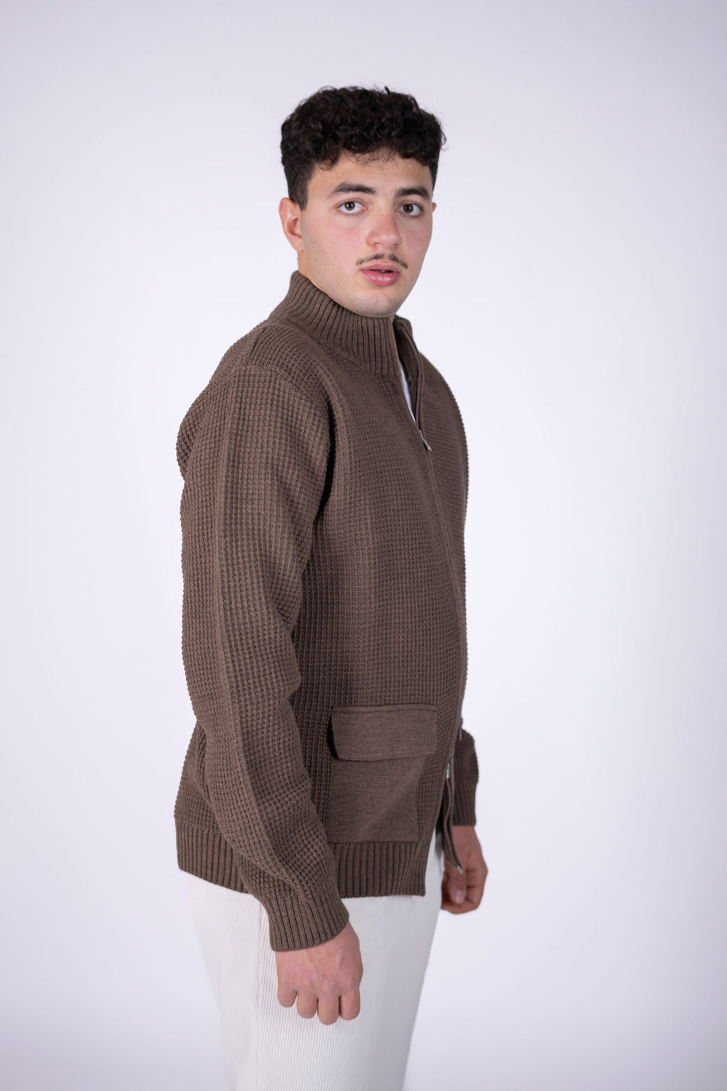 Cardigan Eredi Del Duca con zip