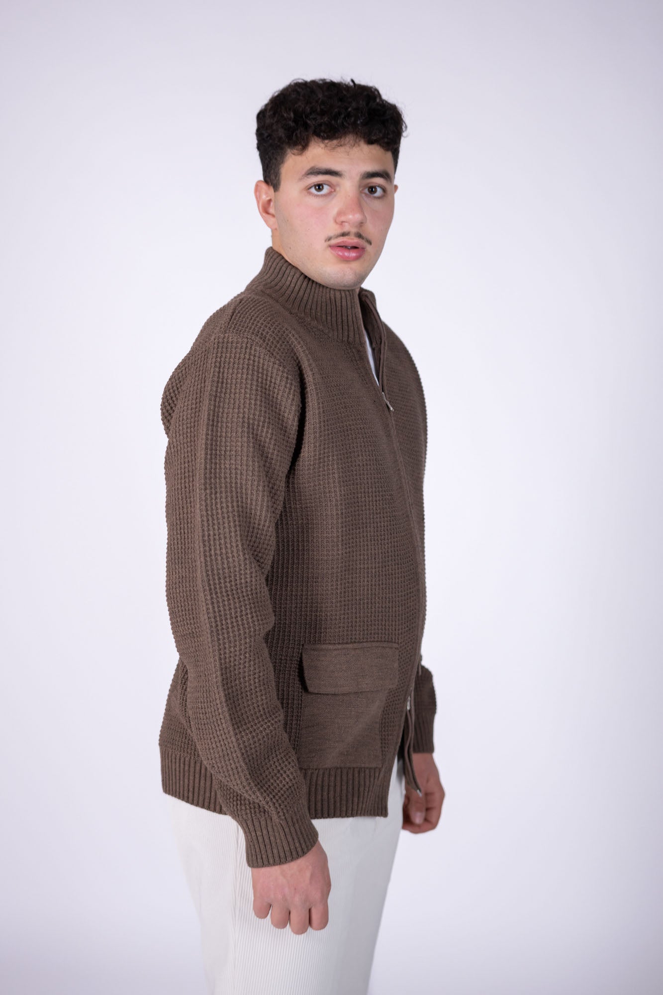Cardigan Eredi Del Duca con zip