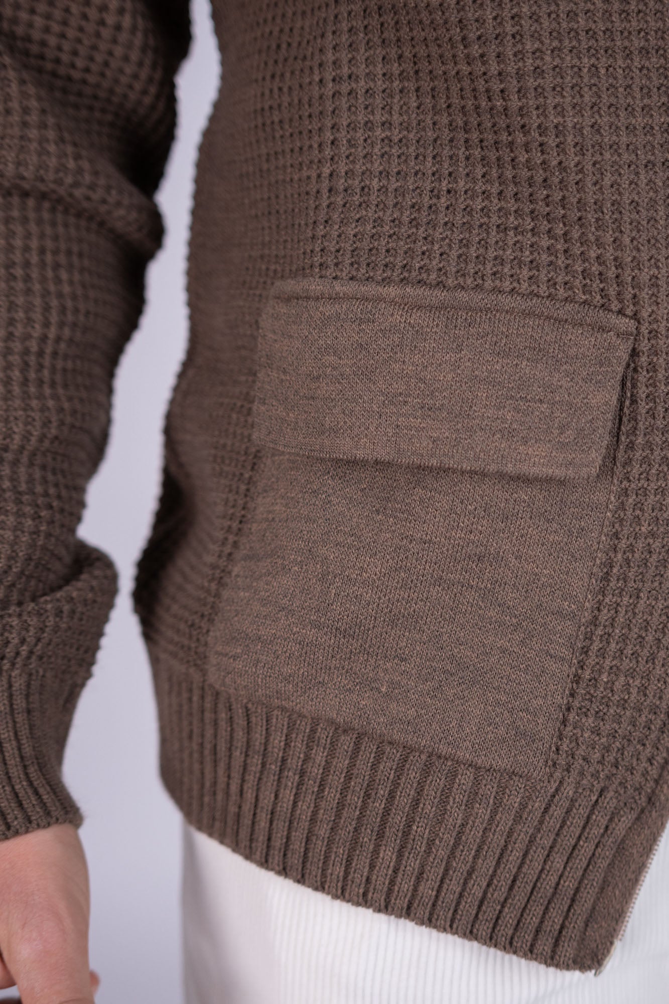 Cardigan Eredi Del Duca con zip