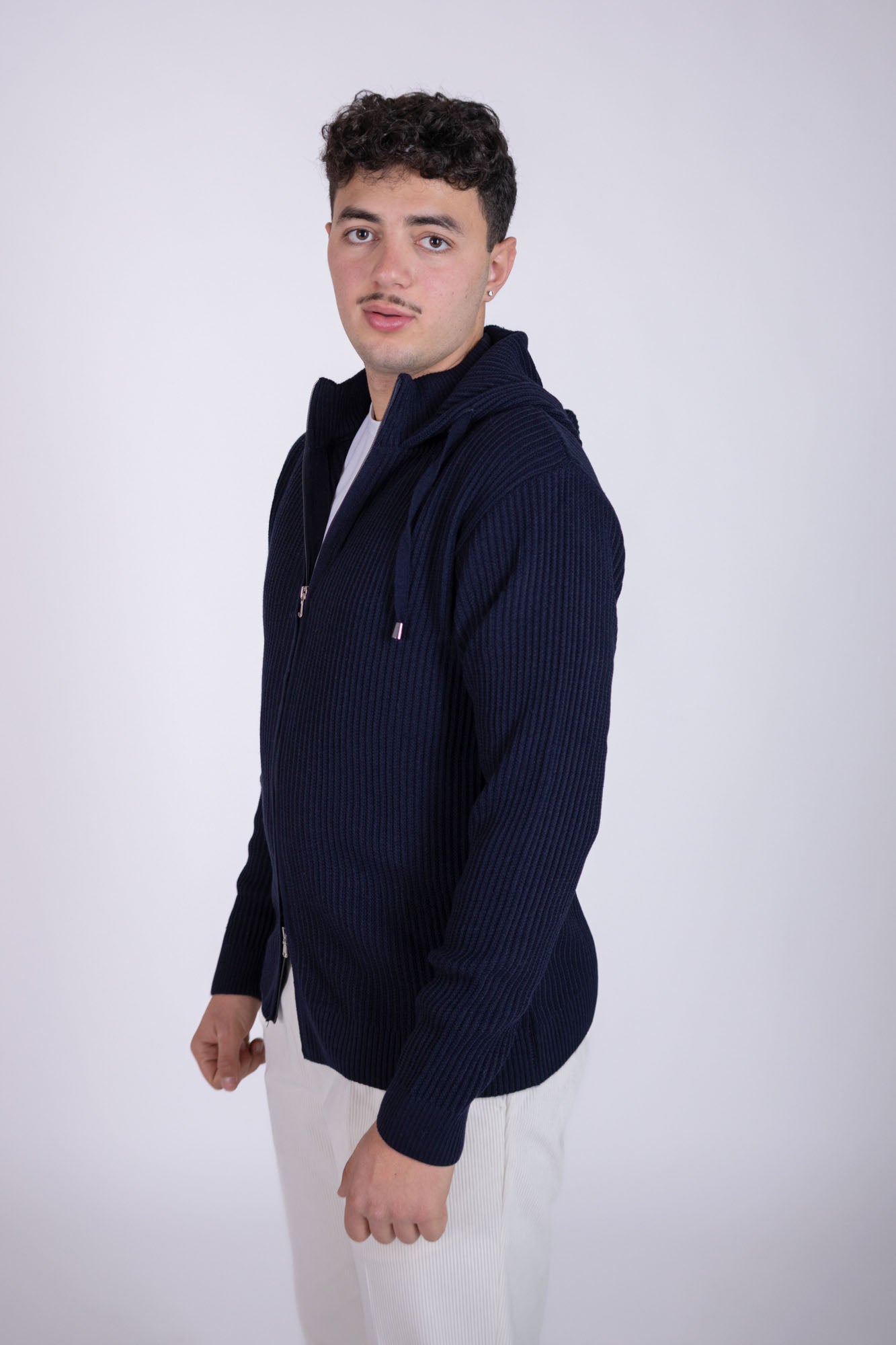 Cardigan Eredi Del Duca con zip