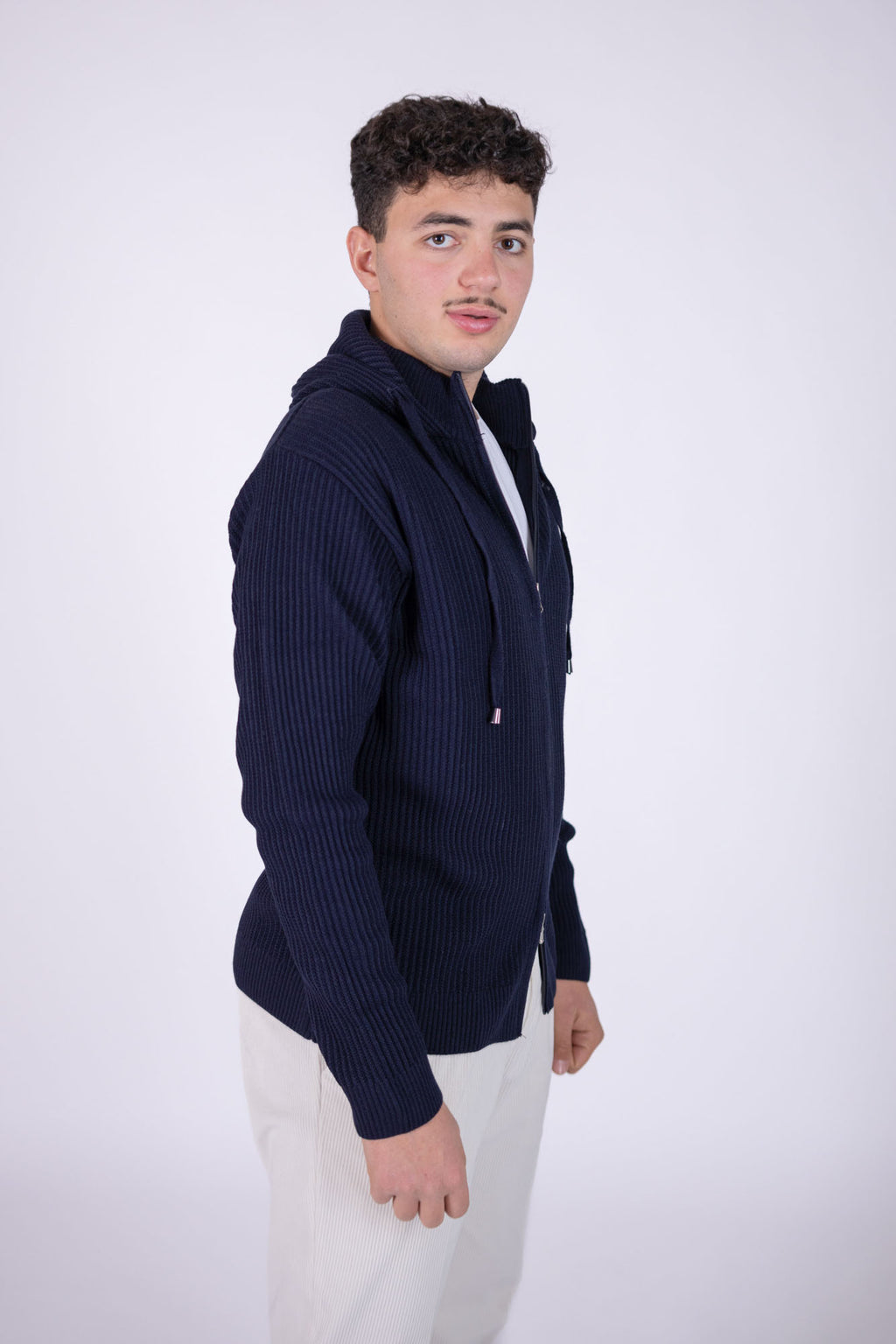 Cardigan Eredi Del Duca con zip