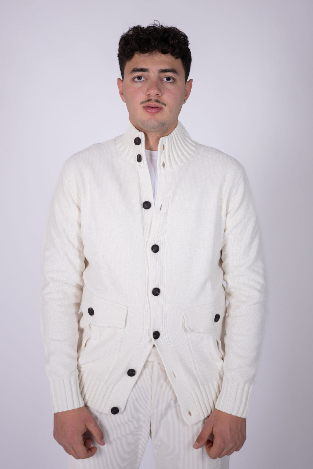 Cardigan Eredi Del Duca in ciniglia