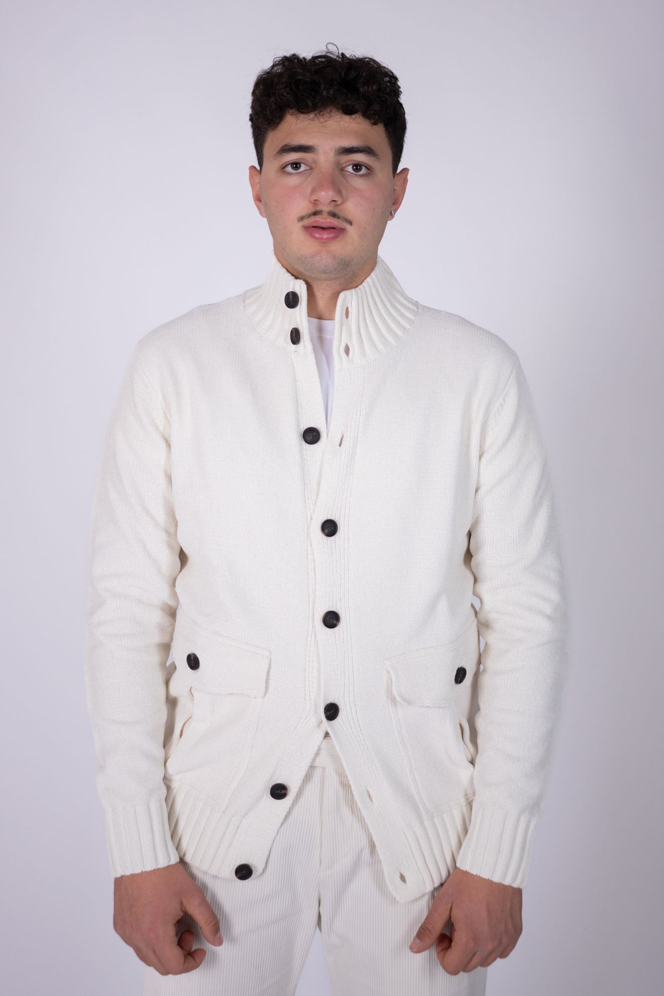 Cardigan Eredi Del Duca in ciniglia